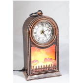 Часы настольные с камином SP-14 27*15