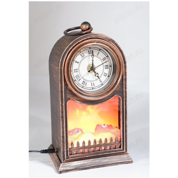 Часы настольные с камином SP-14 27*15