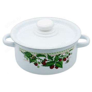 Кастрюля эмаль 2л С1610.3 цилиндр