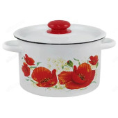 Кастрюля эмаль 3,5л С1612.3*67 Маки