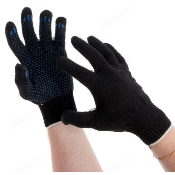 Перчатки Стандарт с ПВХ 10класс арт593/536