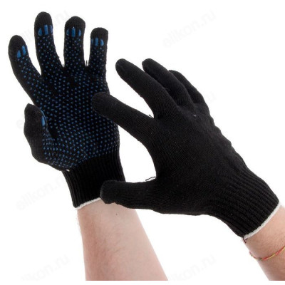 Перчатки Стандарт с ПВХ 10класс арт593/536