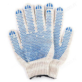 Перчатки Стандарт с ПВХ класс10 4нити