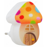 Ночник Старт NL 3LED (Гриб-домик оранжевый)