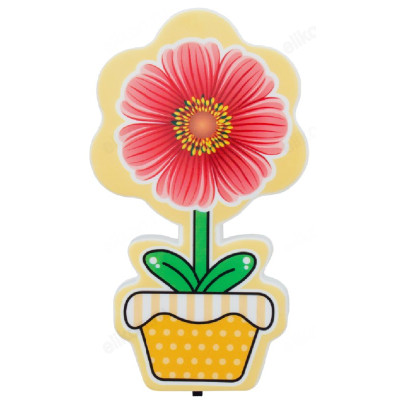 Ночник Старт NL 3LED Цветок красн.C-NL-3LED/Цкр-1