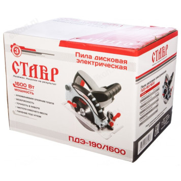 Пила дисковая Ставр ПДЭ-190/1600-3