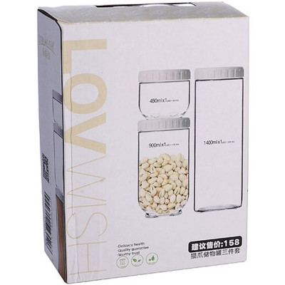 Набор банок для сыпучих 6пр MB STERLINGG 31203-3