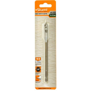 Сверло перовое по дереву Sturm! 1055-07-10