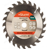 Диск пильный STURM 185x20x24 зубьев с переходным кольцом на 16мм 9020-185-20-24T Диск пильный STURM 185x20x24 зубьев с переходным кольцом на 16мм 9020-185-20-24T