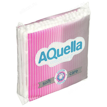 Палочки ватные Sweet Sense/AQUELLA,п/э пакет 100шт,914-007-2