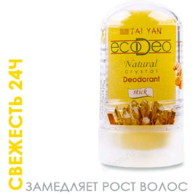 Дезодорант-кристалл TaiYan EcoDeo с куркумой стик, 60 г