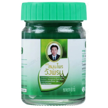 Фитобальзам для тела от воспаления и защемления нервов WangProm, 50 г, зеленый