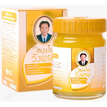 Фитобальзам для тела золотой от боли в позвоночнике и суставах TM WangProm TY-0945 50г