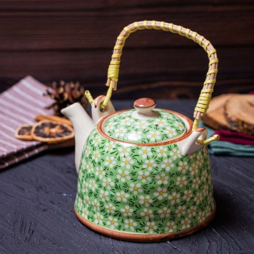 Чайник заварочный TP-090/229 плетёная ручка-1