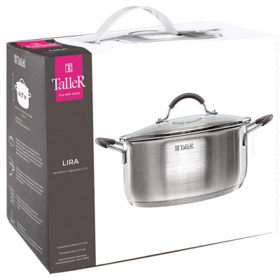 Кастрюля (4.7л) Лира TALLER TR-11024-2