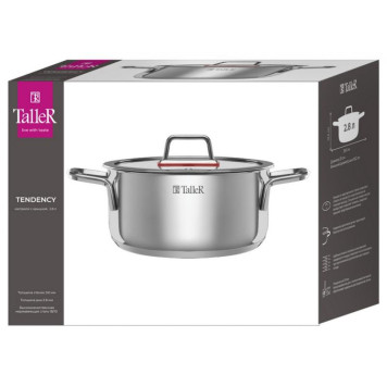 Кастрюля TALLER Тенденси TR-17273 2,8л-3