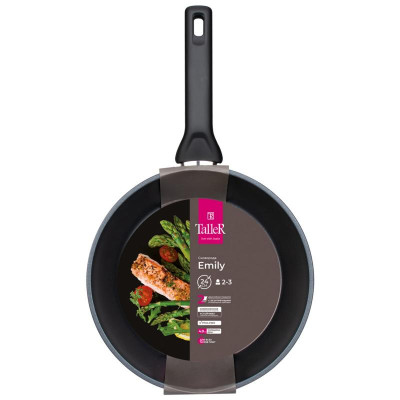 Сковорода глубокая (24см, б/крышки) Emily TALLER TR-44080-3