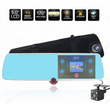 Видеорегистратор зеркало TDS TS-CAR40