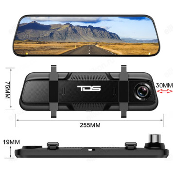 Видеорегистратор зеркало TDS TS-CAR42-1