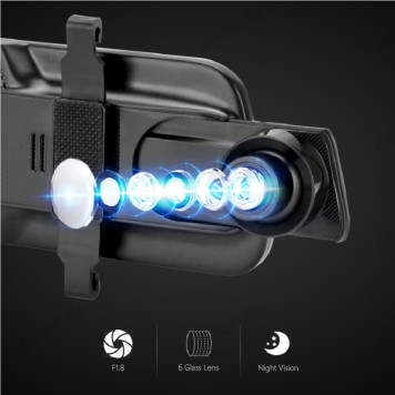 Видеорегистратор зеркало TDS TS-CAR42-5