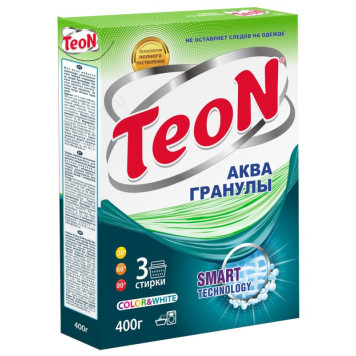 Стиральный порошок TEON Аква гранулы 400г (1036)