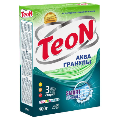 Стиральный порошок TEON Аква гранулы 400г (1036)