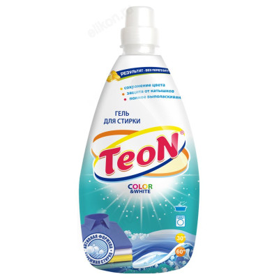 Гель для стирки TEON COLOR&WHITE 1,9л