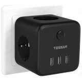 Фильтр сетевой TESSAN TS-301-DE black