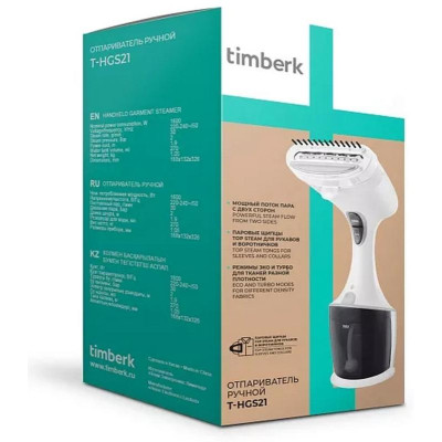 Отпариватель белый TIMBERK T-HG S21-4