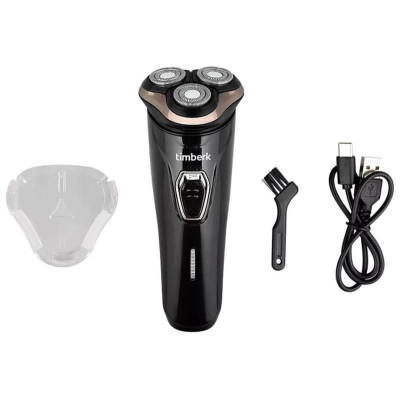 Бритва электрическая роторная черная TIMBERK T-SHR40L-3