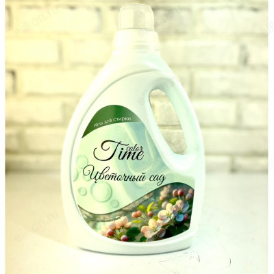 Гель для стирки ALBA Time color "Цветочный сад" 1,5 литра-1