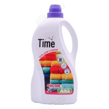 Гель для стирки TIME color 2л