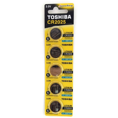 Батарейка CR2025 Toshiba, 3 V, 90 mAh