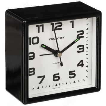 Будильник ТРОЙКА БЭМ-08.00.801, черный