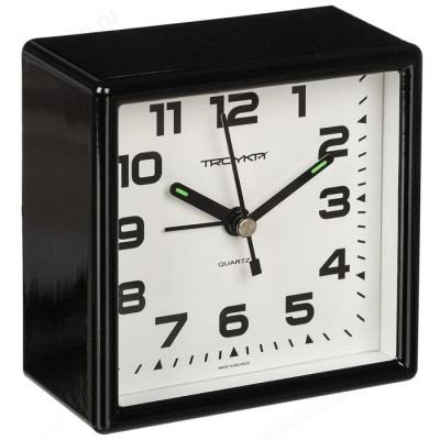 Будильник ТРОЙКА БЭМ-08.00.801, черный