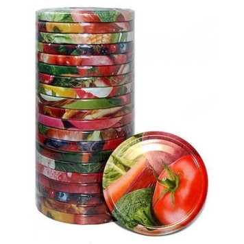 Крышка винтовая Твист-Офф 82 Ассорти /Дачный сезон-1