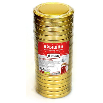 Крышка винтовая  Твист-Офф 82 KVR004S золотистая