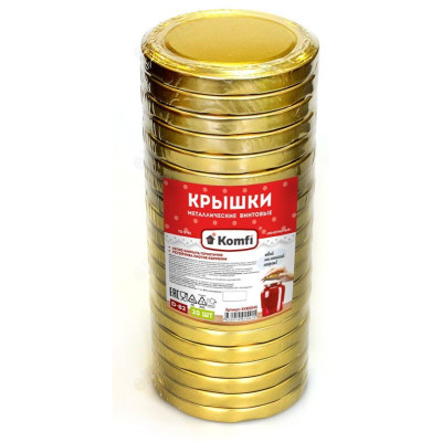 Крышка винтовая  Твист-Офф 82 KVR004S золотистая