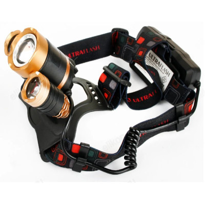Фонарь налобный Ultra Flash  LED E1333