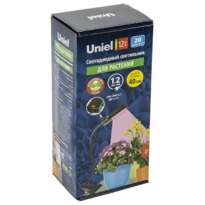 Светильник ФИТО BLACK SINGLE Uniel L-00009250-1