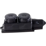 Колодка 2-ая однофазная UNIVersal КОМПАКТ 1788 черный