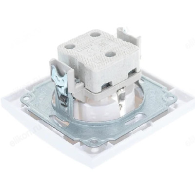 Розетка встраиваемая 1-ая UNIVersal Бриллиант 7625 белый-4