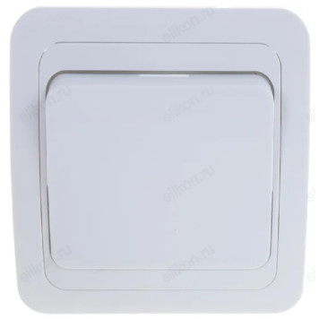 Выключатель 1-кл UNIVersal Валери В0021 белый