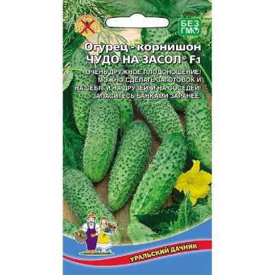 Семена огурец Чудо на засол 10шт Уральский дачник