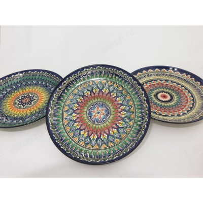 Блюдо 38см Восточные узоры, лаган Мехроб