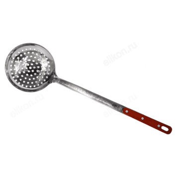 Шумовка для казана узбекская 45см деревянная ручка