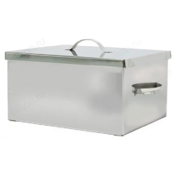 Коптильня двухуровневая Г/К 500*250*200мм  нержавеющая сталь