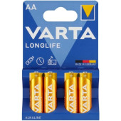 Батарейка пальчиковая AA/LR6 щелочная Varta Long Life 4106 Батарейка пальчиковая AA/LR6 щелочная Varta Long Life 4106