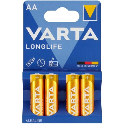 Батарейка Varta AA/LR6 Long Life 4106, 1.5 V