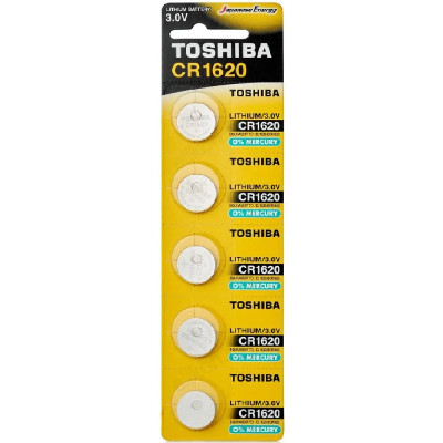 Батарейка CR1620 Toshiba, 3 V, 75 mAh